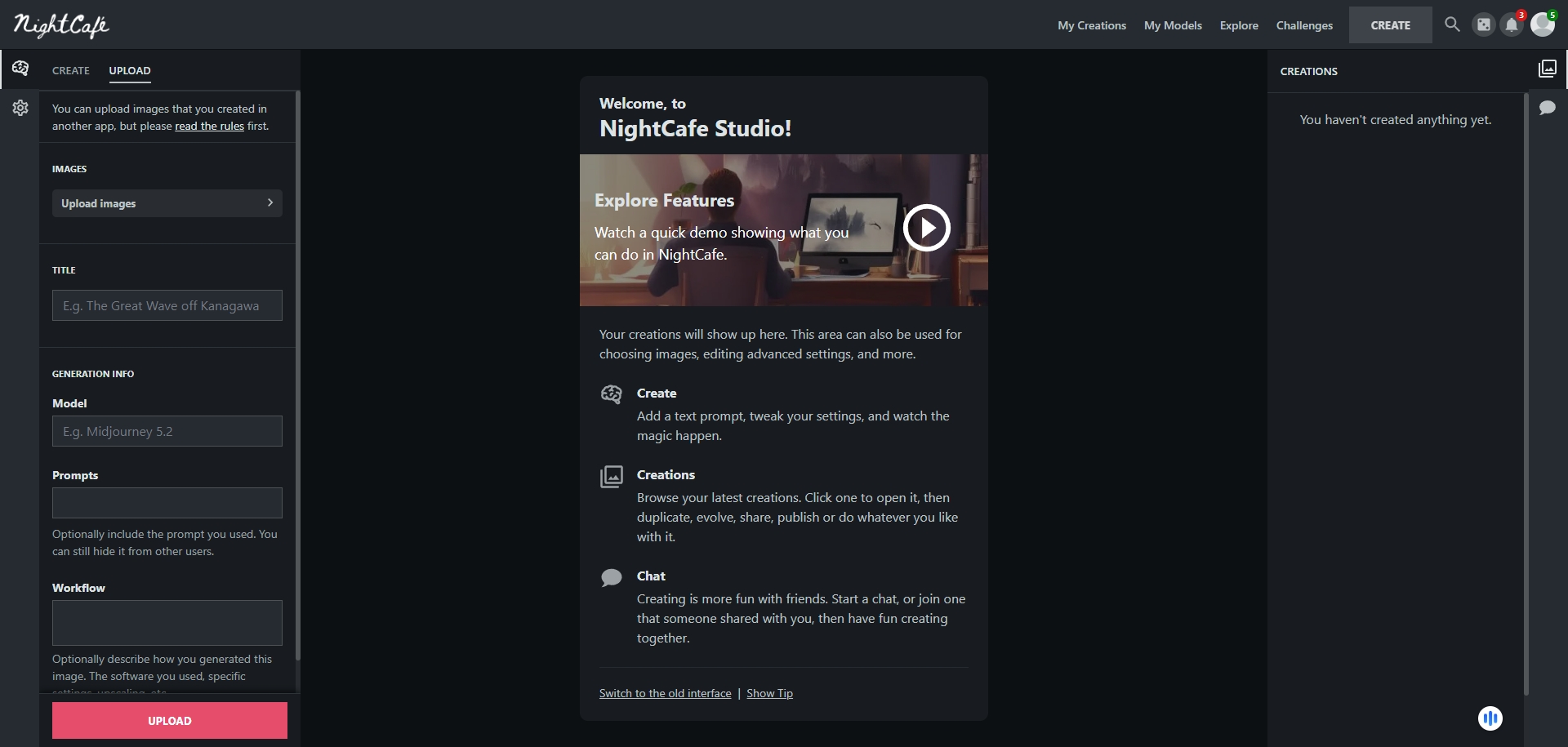 NightCafe-AI - aitooldr.com